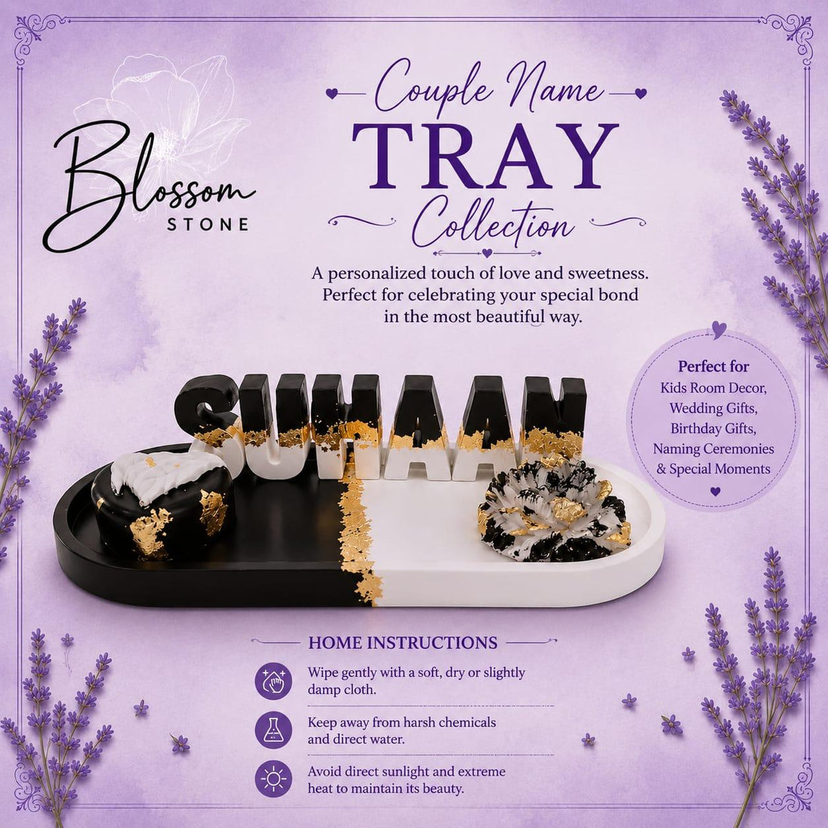 Couple Name Trays