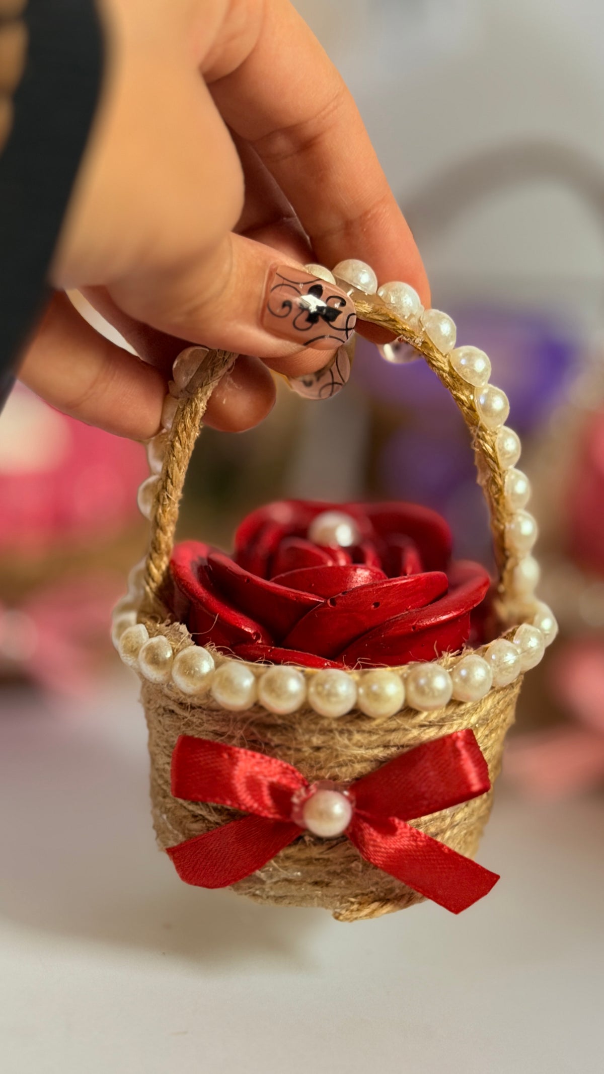 Flower Aroma Stone Basket (10 Pcs)