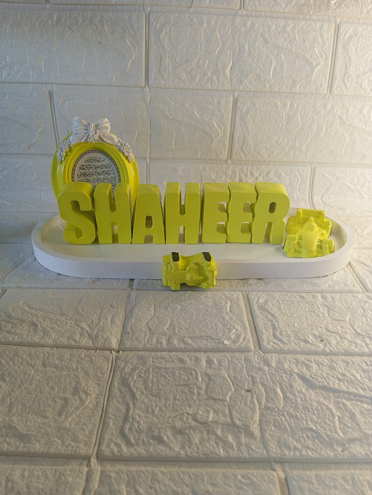 Shaheer Name Tray