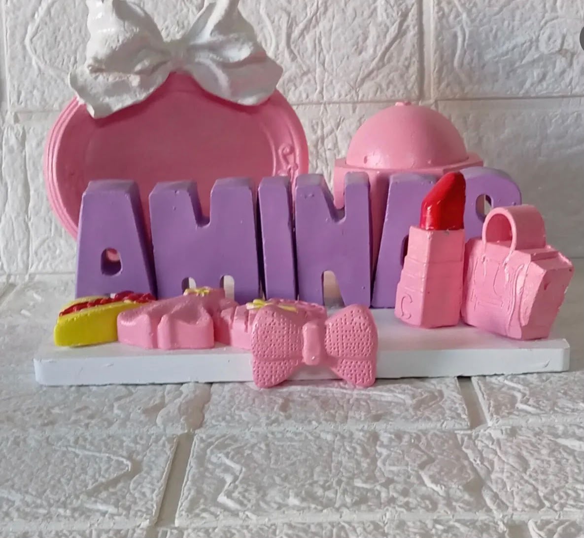 Amina Name Tray