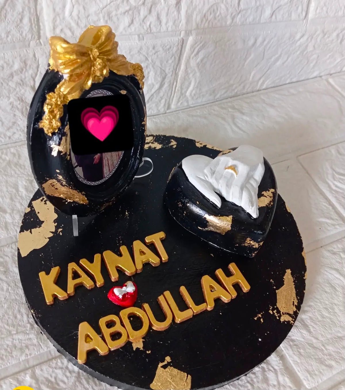 Kaynat & Abdullah Couple Name Tray