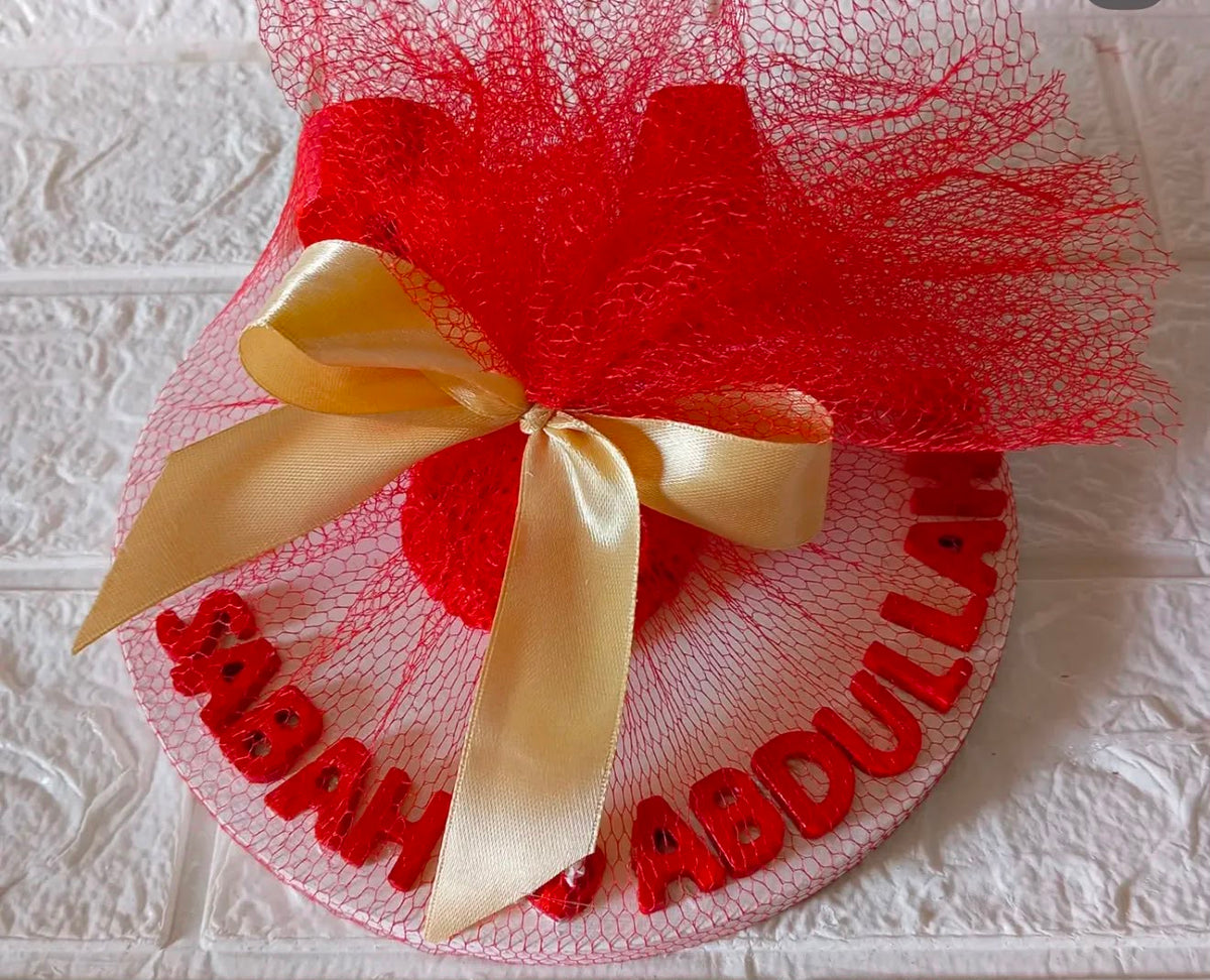 Sabah & Abdullah Couple Name Tray