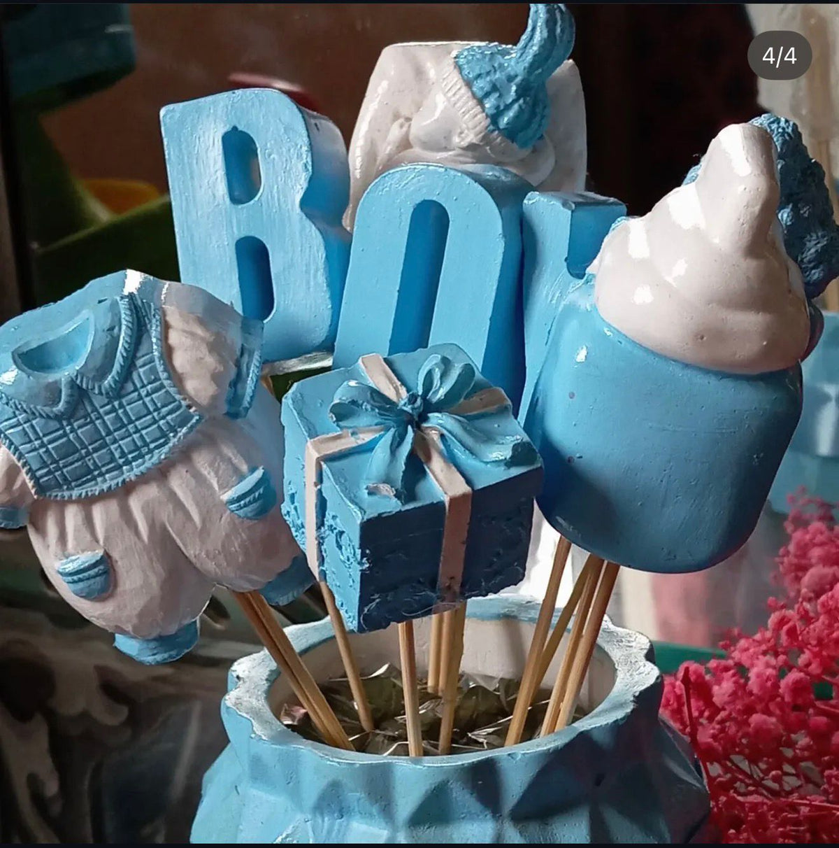 Baby Boy Aroma Stone Bouquet