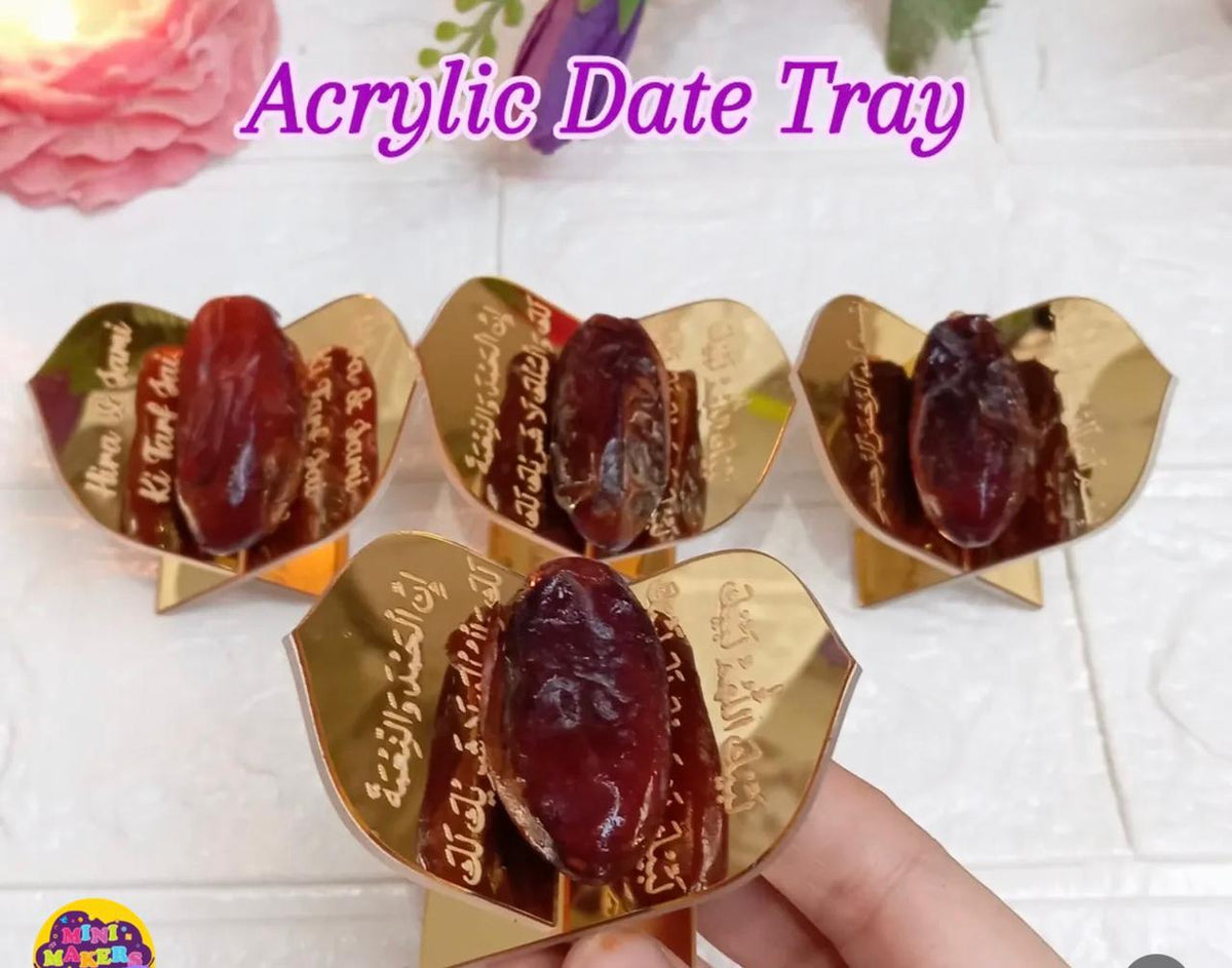 Acrylic Date Tray (10 Pcs)