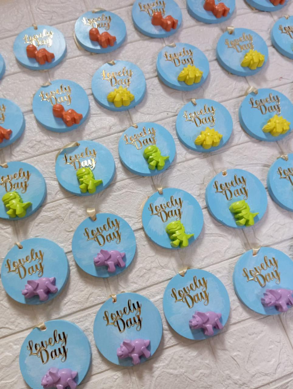 Dinosaur Theme Stone(10 Pcs)